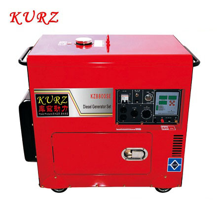 库兹静音7千瓦柴油发电机